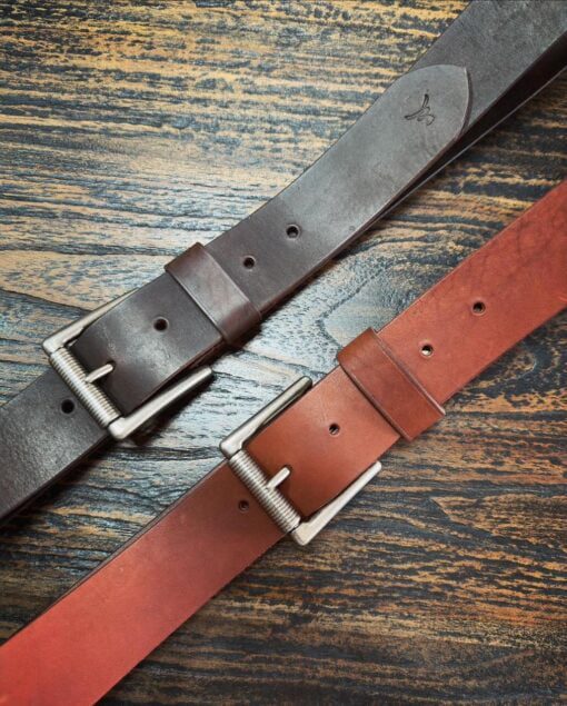 Mystery exclusives full grain leather belt 0